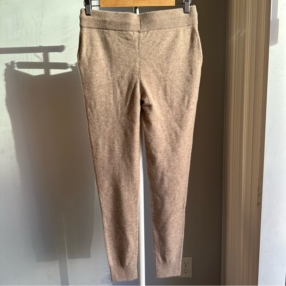 *SOLD* NWT Full Set Quince Mongolian 100% Cashmere Oatmeal Zip Hoodies + Joggers - Picture 11 of 15
